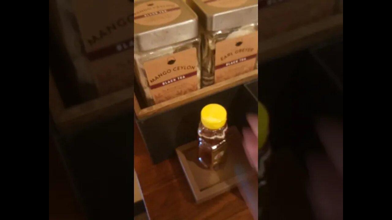 Getting my free coffee at Panera