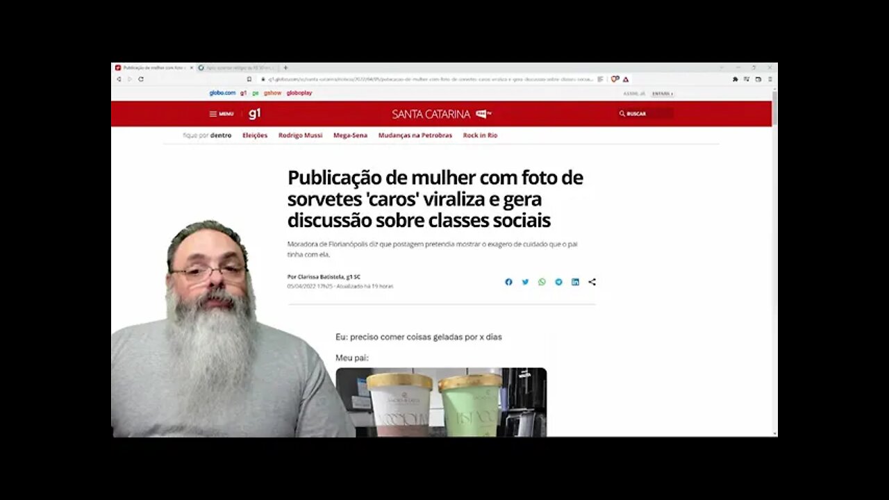 Pai compra sorvete para a filha e os socialistas ficam malucos de inveja