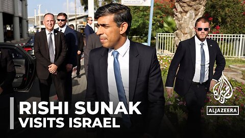 War on Gaza_ UK prime minister Rishi Sunak visits Israel