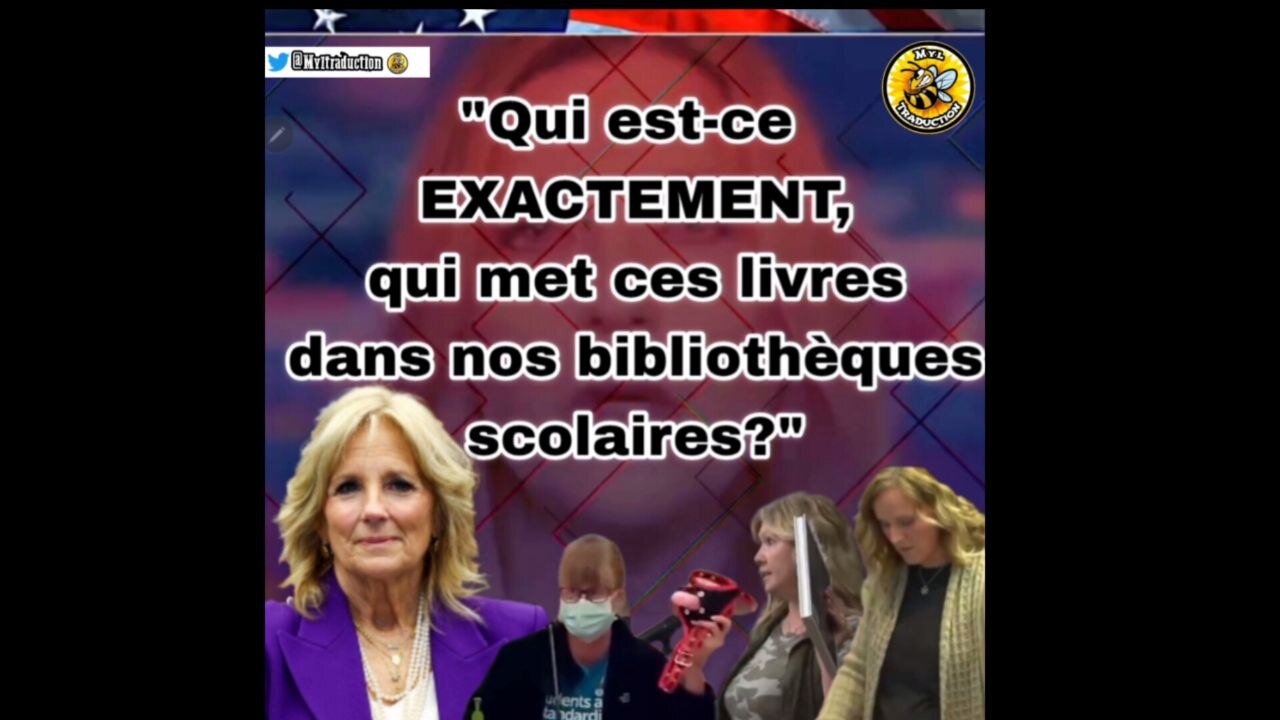 "Qui est-ce EXACTEMENT, qui met ces livres dans nos bibliothèques scolaires?"