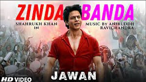 JAWAN- Zinda Banda- Shah Rukh Khan -Atlee- Deepika- F Music City