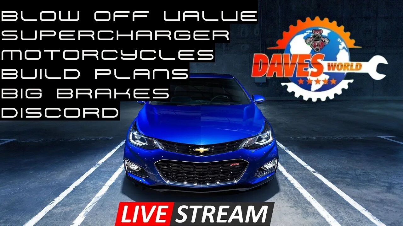 Dave’s World Car Culture|Cruze Supercharger|Future Build Plans|Tornados|Big Brake Advice