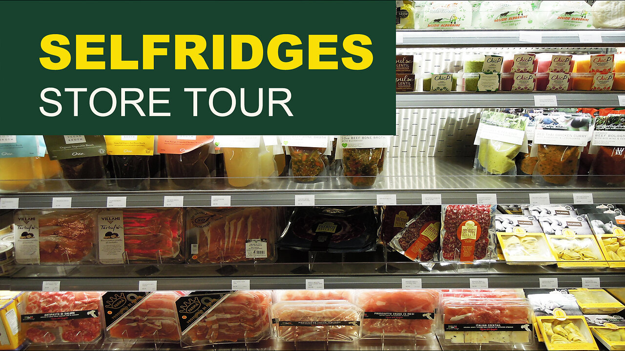 Food in Selfridges: London food store tour, restaurant, food halls, exterior