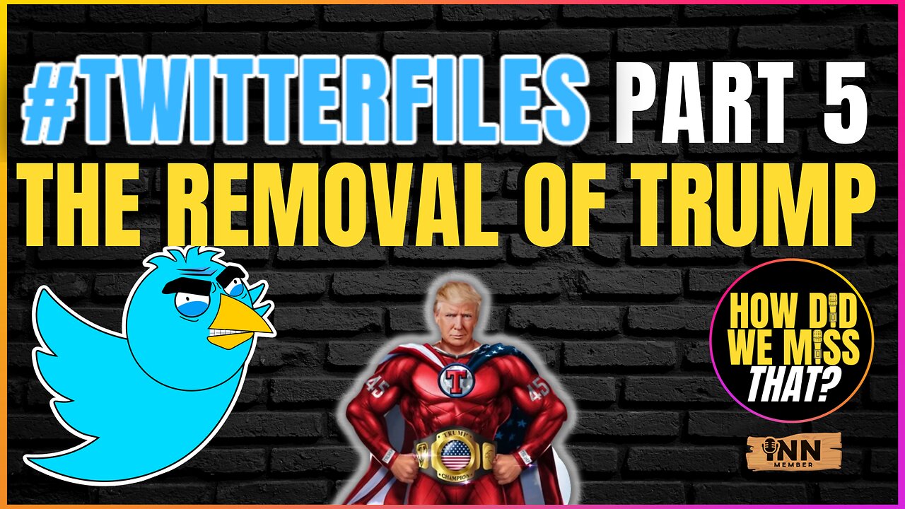 TWITTER FILES Analysis - PART FIVE: The Removal of Donald Trump | a How Did We Miss That #63 clip