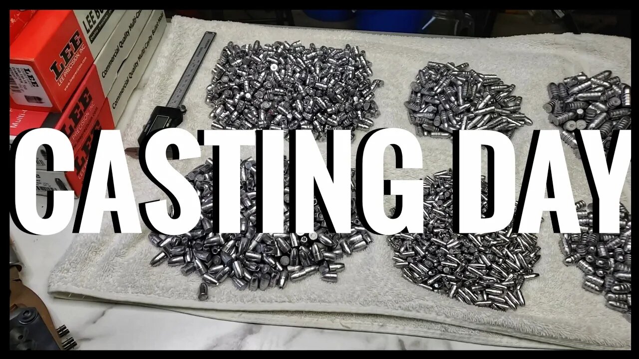 Casting Day Discussion And Production Overview (52gr to 410gr Bullets)