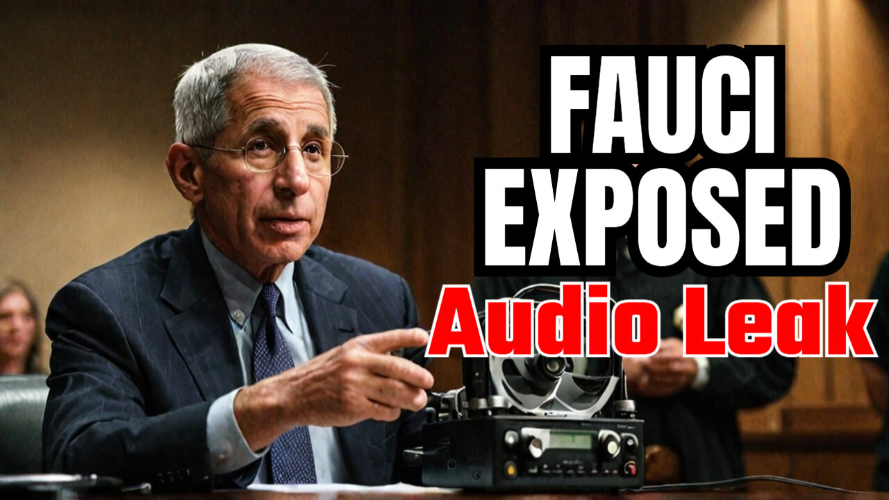 Fauci For Prison: Fauci Caught On Tape On How To Indoctrinate Citizens