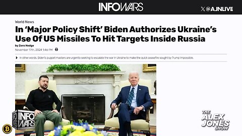 Putin Officially "At War" With NATO After Biden Announces Nuclear Capable Missiles To Ukraine