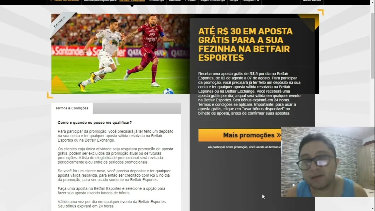 GANHE DINHEIRO USANDO OS BÔNUS DA BANCA BETFAIR - (01/08/2022)