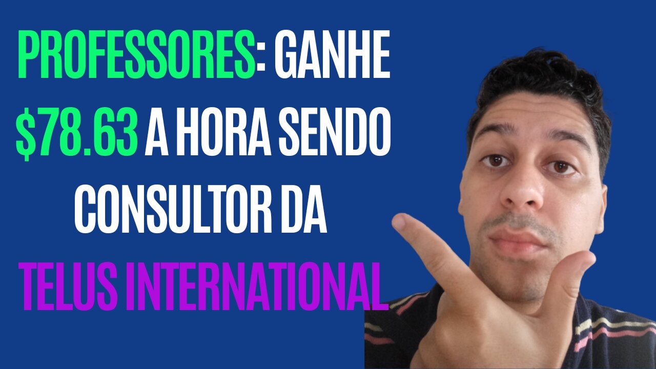 Professores: Ganhe $78.63 a hora sendo consultor da Telus International