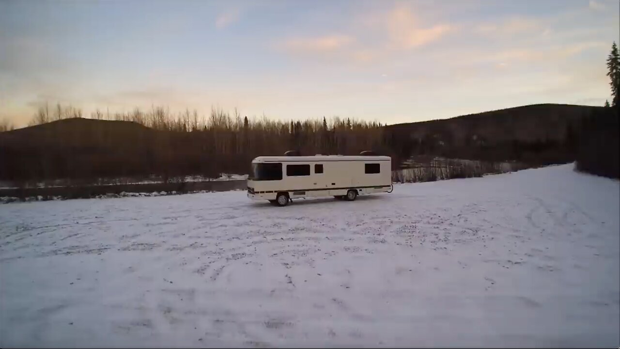 Showing my new RV to my grandson