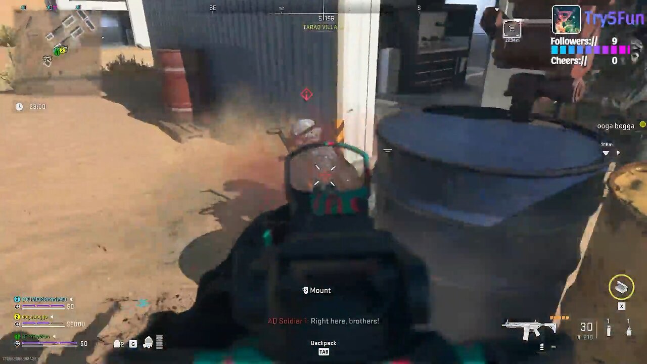 Runnin up on broke people in DMZ