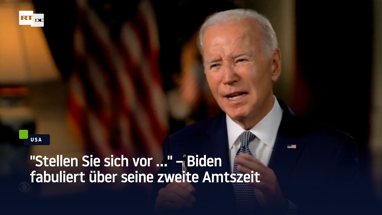 "Stellen Sie sich vor …" – Biden fabuliert über seine zweite Amtszeit