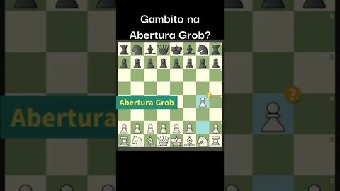 UAU TEM GAMBITO NA GROB? #Shorts #chess #viral