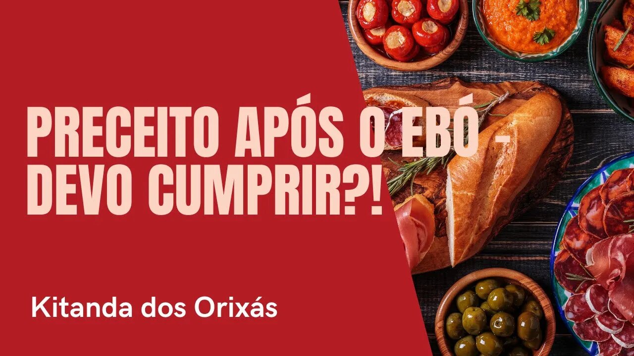 RESGUARDO (PRECEITOS) após o EBÓ - devo cumprir?! | @Kitanda dos Orixás #espiritualidade