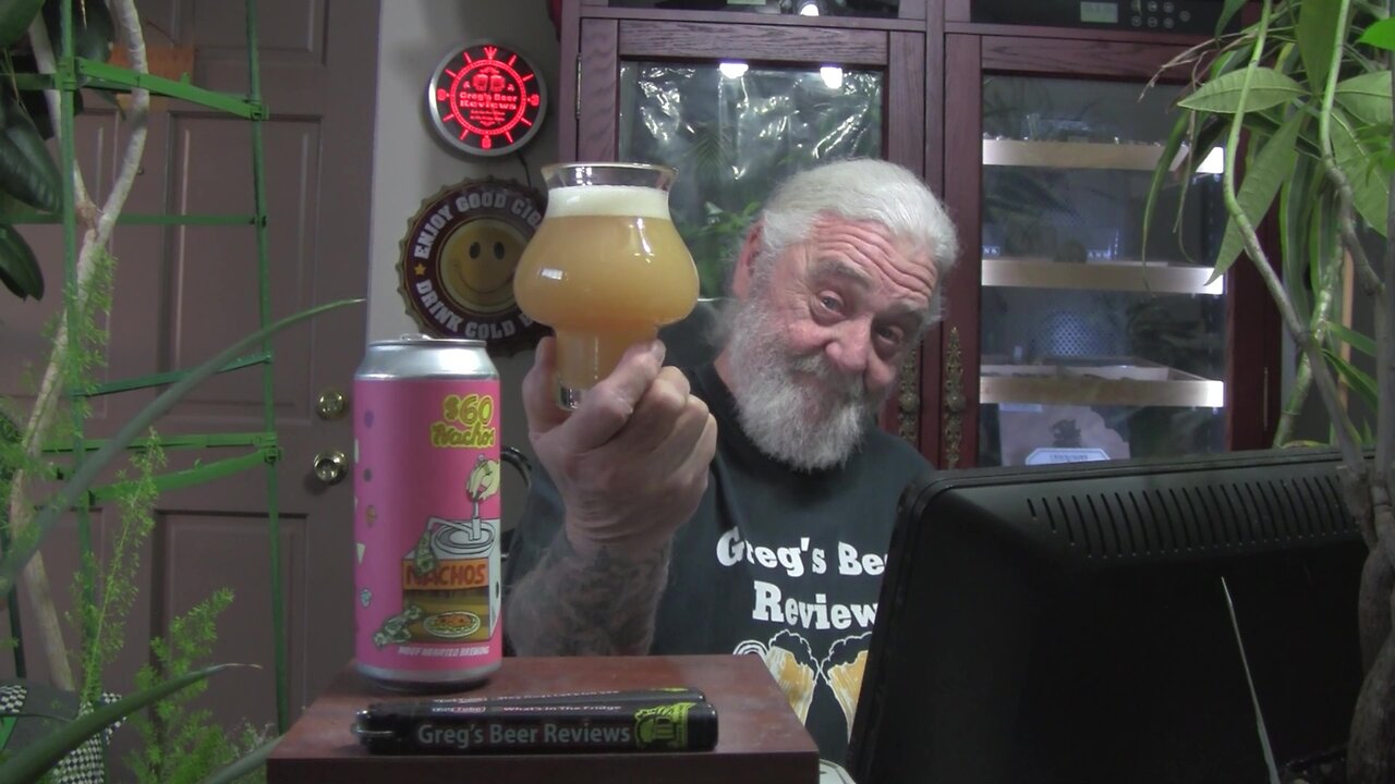 Beer Review # 4714 Hoof Hearted Brewing $60 Nachos Double IPA