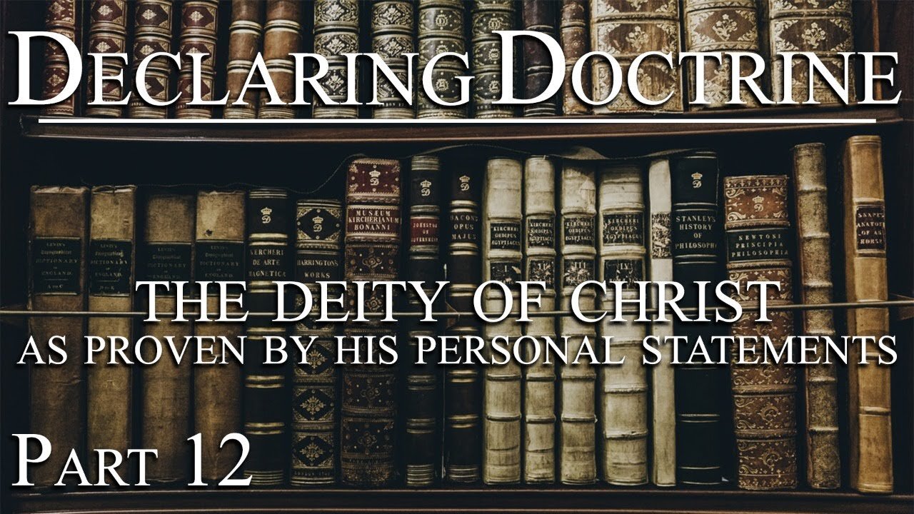 【 The Deity of Christ as Proven by His Personal Statements 】 Pastor Roger Jimenez