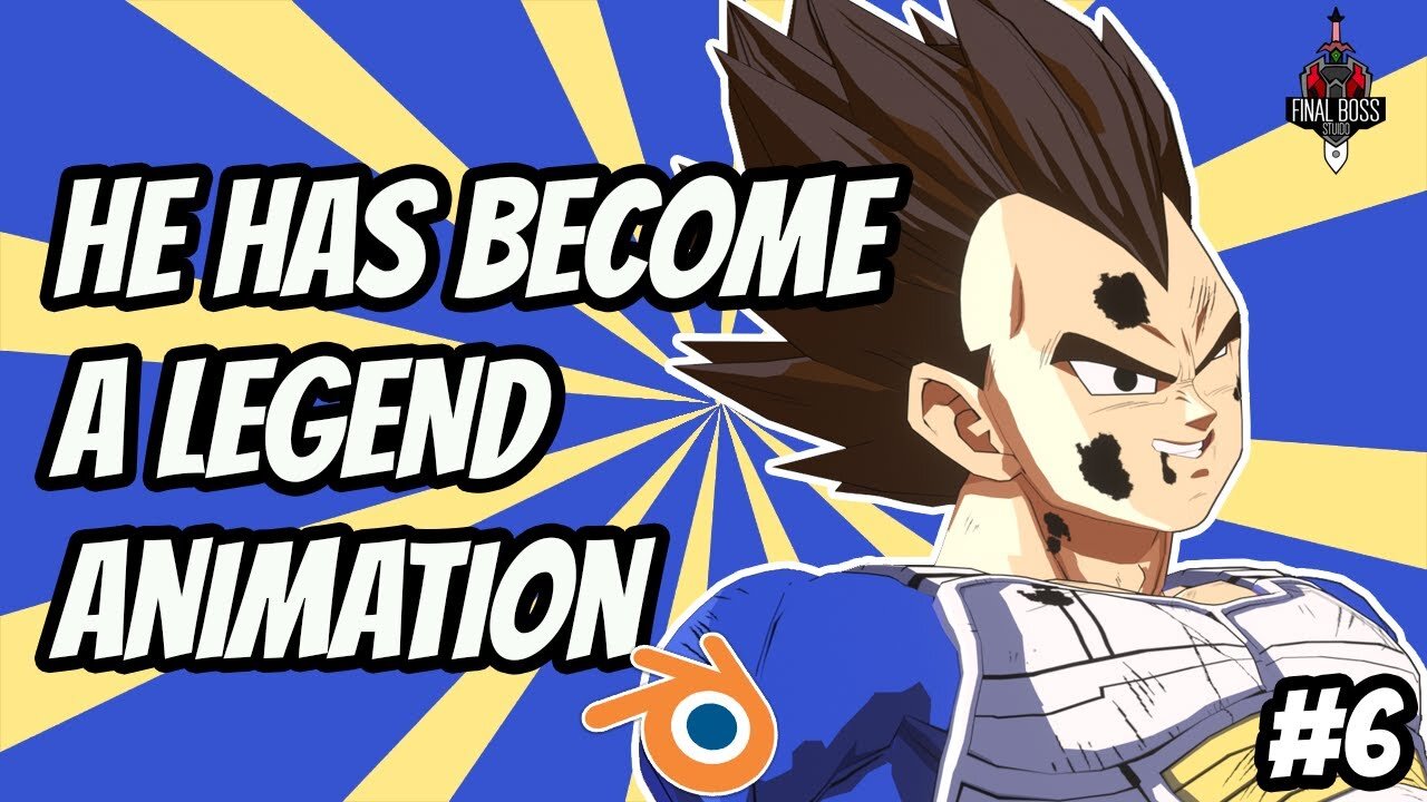 Dragon Ball Z Abridged Animation Shorts in #Blender #6 | He Has Become A Legend | #DBZA #DBZ #b3d