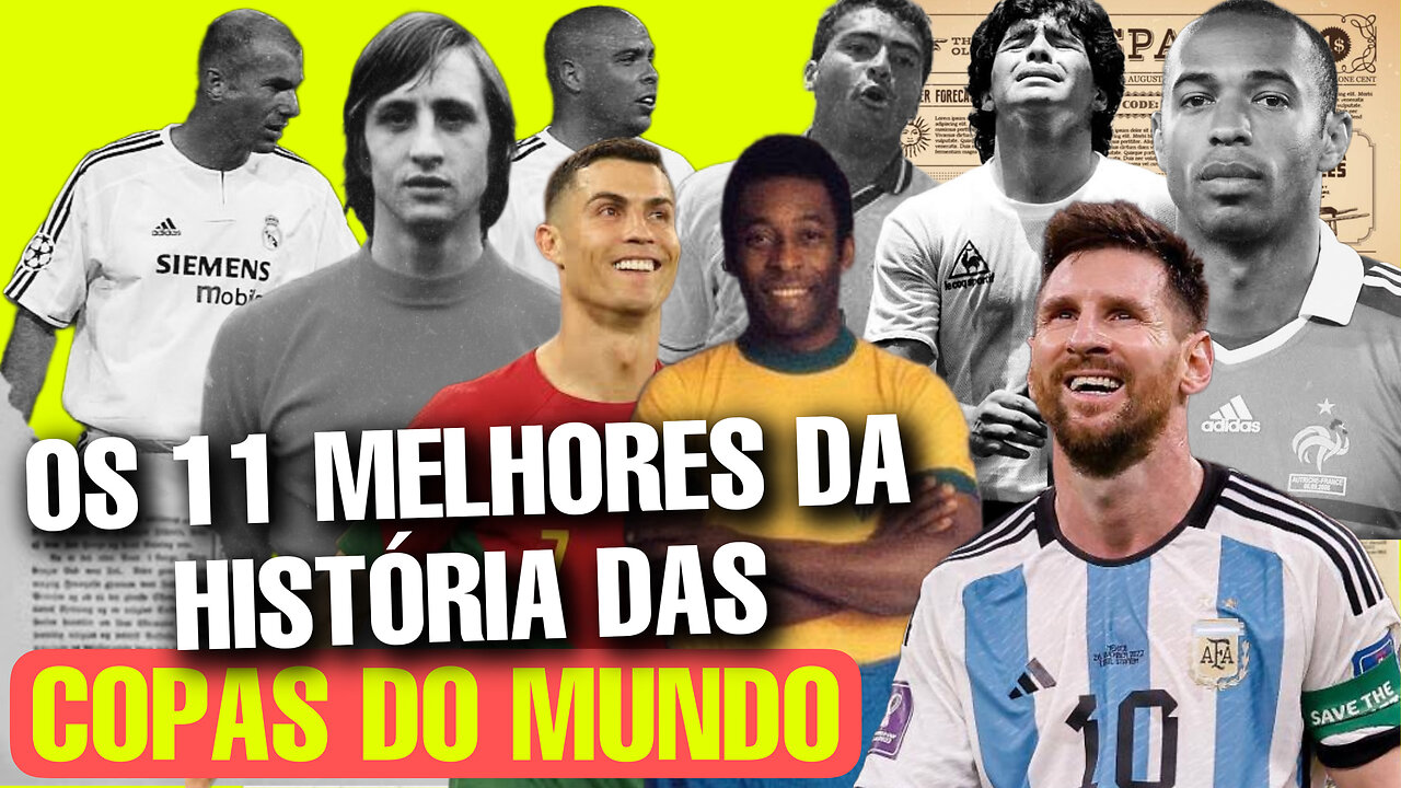 😱 Polemica - OS 11 MELHORES da historia das COPAS DO MUNDO 🤔