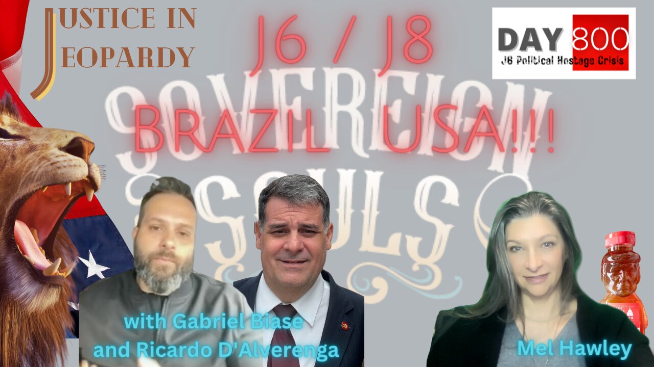 J6 | J8 | Brazil | Ricardo D'Alverenga | Gabriel Biase | Justice in Jeopardy | DAY 800