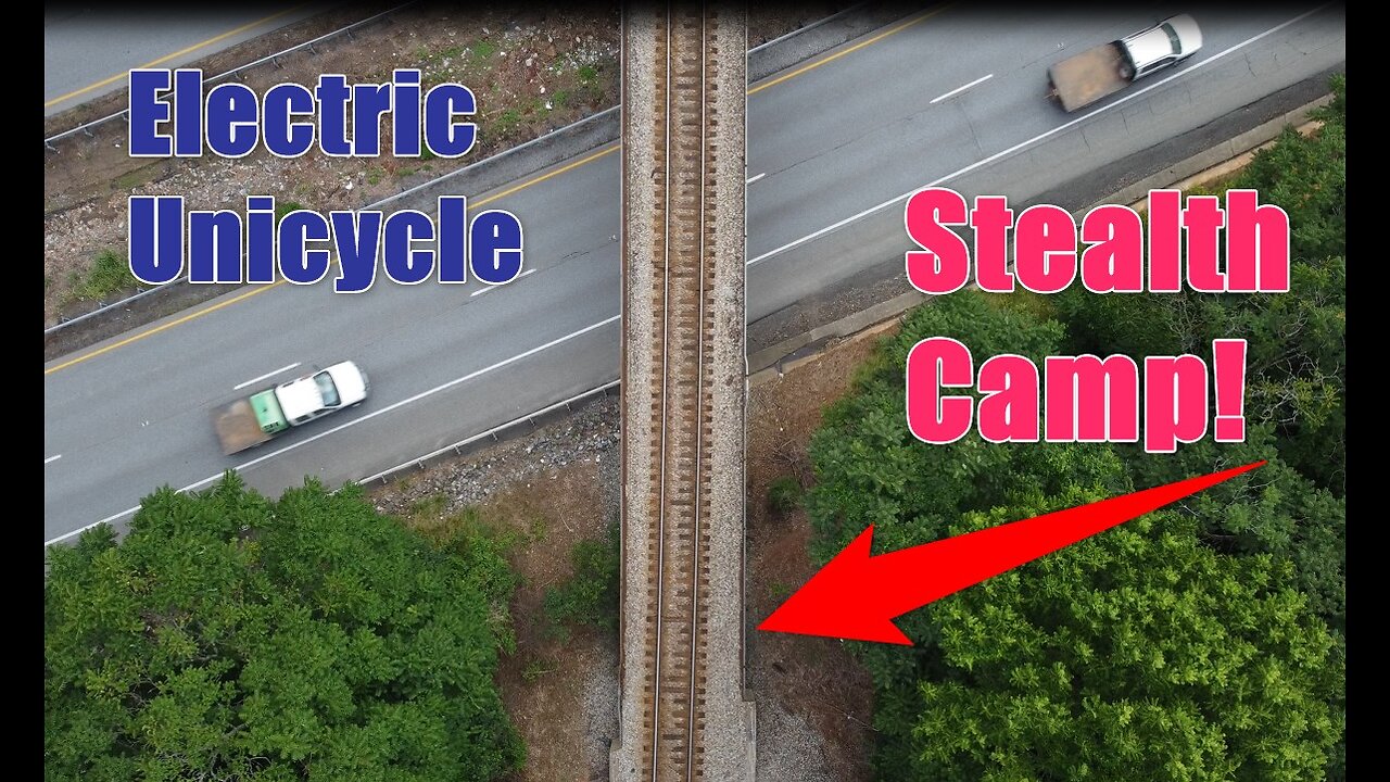 Train Tracks and Highway Stealth Camp