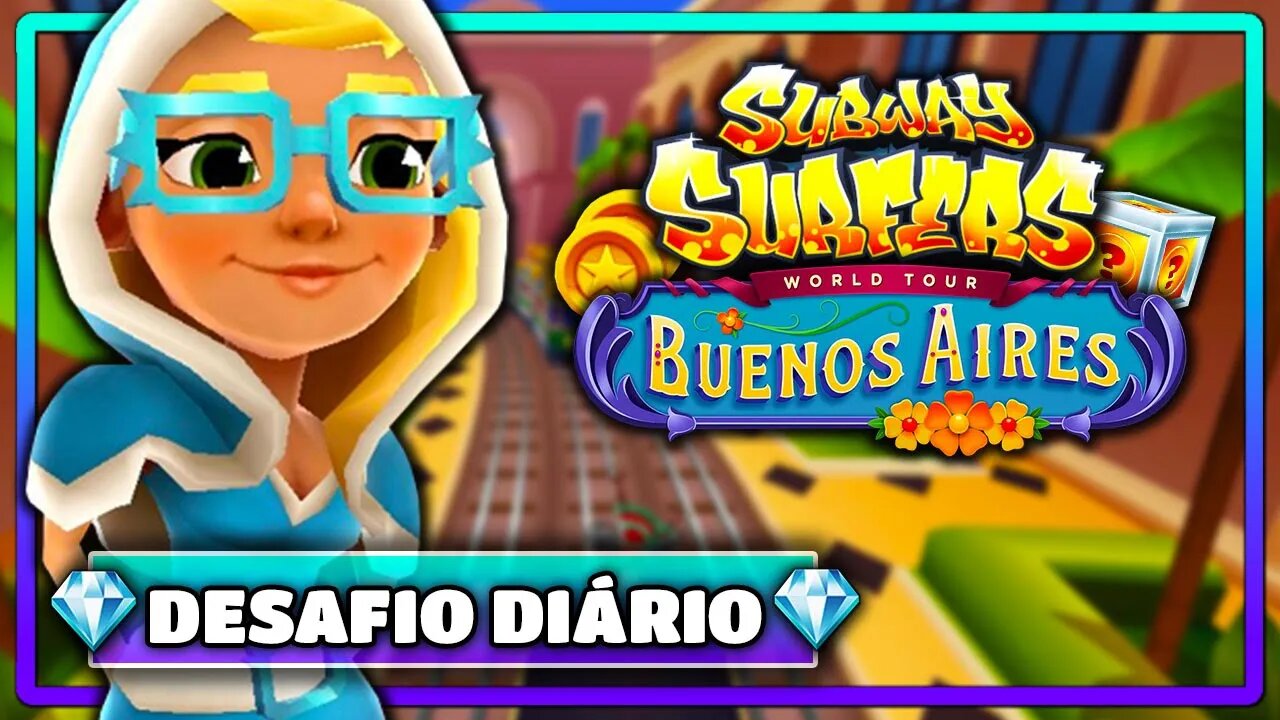 Subway Surfers Buenos Aires 2020 | Desafio Diário com a Elf Tricky Ice