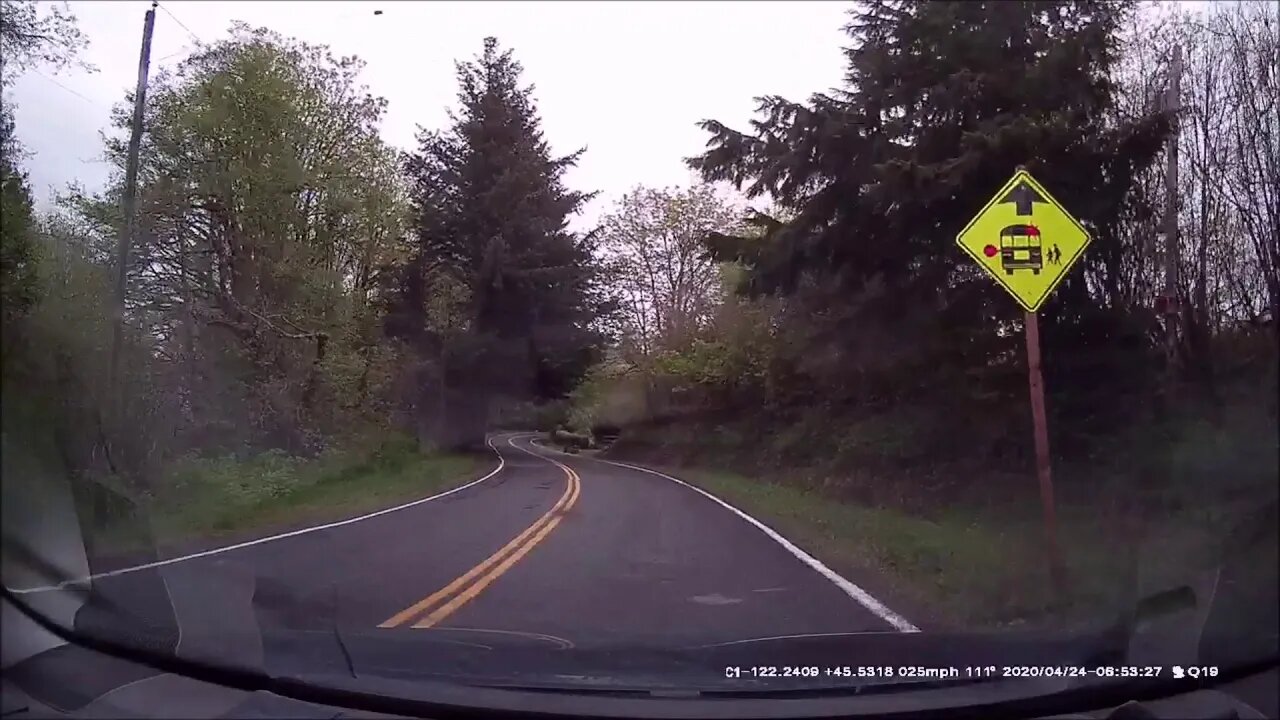 Ride Along with Q #33 Corbett to Larch Mt on Larch Mt. Rd. - 04/24/20 - Dashcam Video by Q Madp