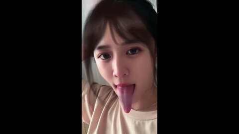 Long tongue | long | tongue | show tongue | lips | mouth | girl