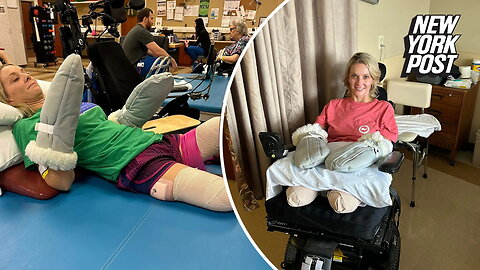 Mom Cindy Mullins at 'peace' with losing all 4 limbs after kidney stone operation: 'It's going to be OK