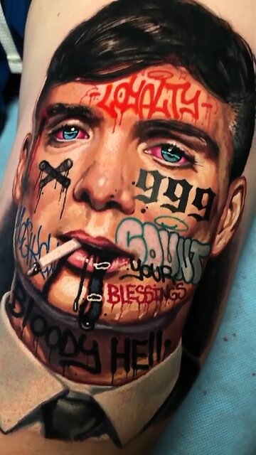 Peaky Blinders Tattoo.