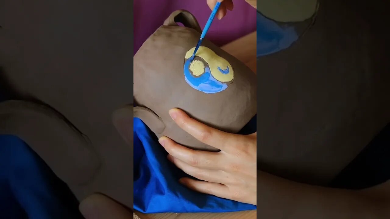 Timelapse of Yin & Yang Vase 🌚