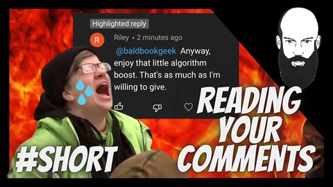 hate comments missing the point of the video #short
