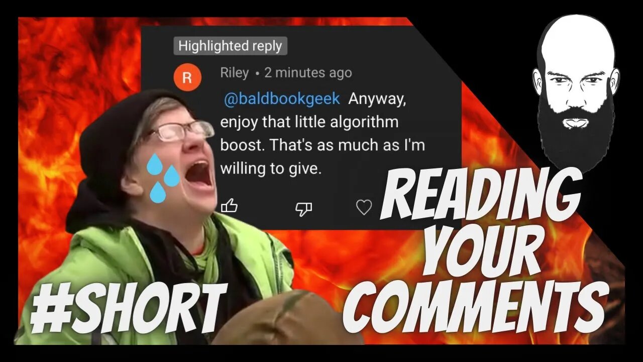hate comments missing the point of the video #short