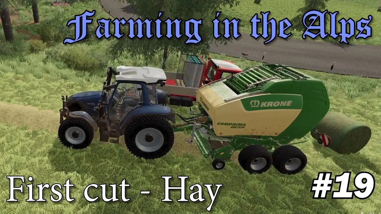 FS19 - Farming in the Alps EP19 Lets Play - First Cut: Hay