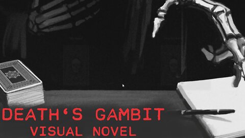 Death's Gambit - A Card Game with the Grim Reaper In this Horror Visual Novel [Bad and Good Endings]
