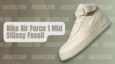Nike Air Force 1 Mid Stussy Hemp - DJ7841-200 - @SneakersADM