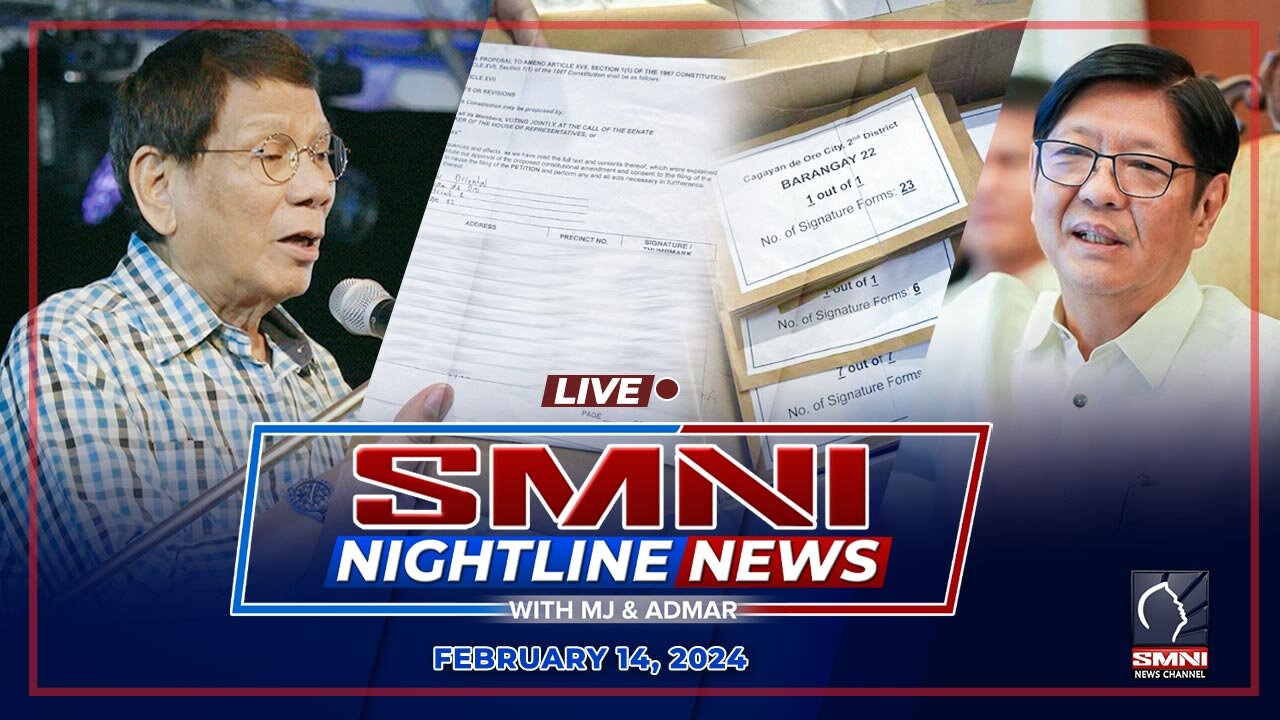 LIVE: SMNI Nightline News with MJ Mondejar and Jade Calabroso | February 14, 2024