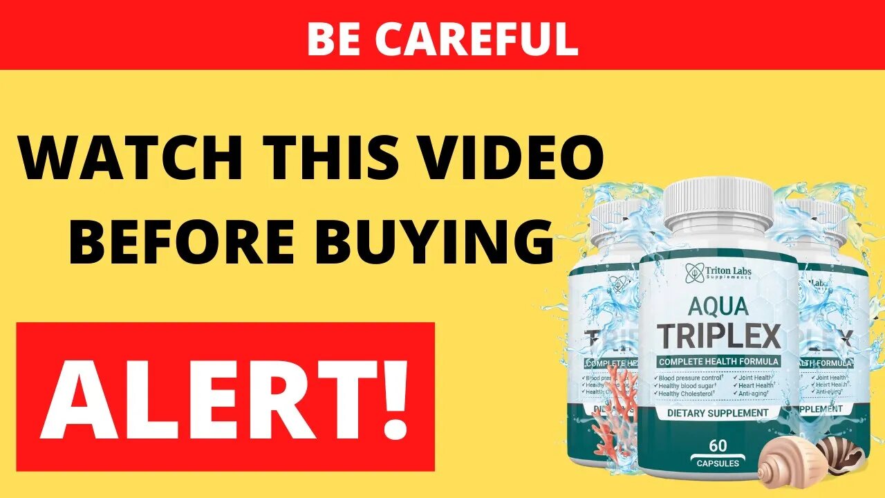 🛑 Aqua Triplex | BE CAREFUL | Aqua Triplex Capsules - Aqua Triplex Buy