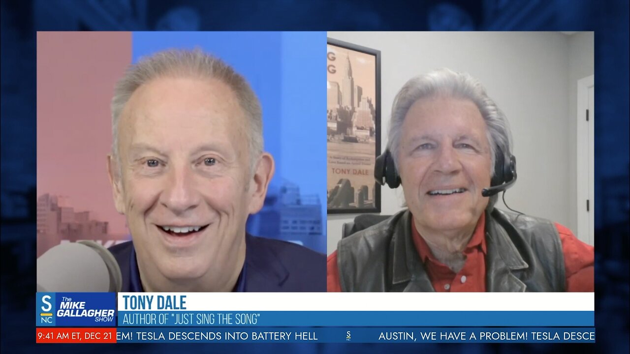 Mike speaks with Tony Dale, delving into a nostalgic conversation about "Just Sing the Song," a tribute book celebrating the illustrious career and personal journey of Tony's father, Allen Dale, a renowned and beloved talk show host.