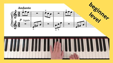 Ukrainian Folk Song (easy piece for piano)