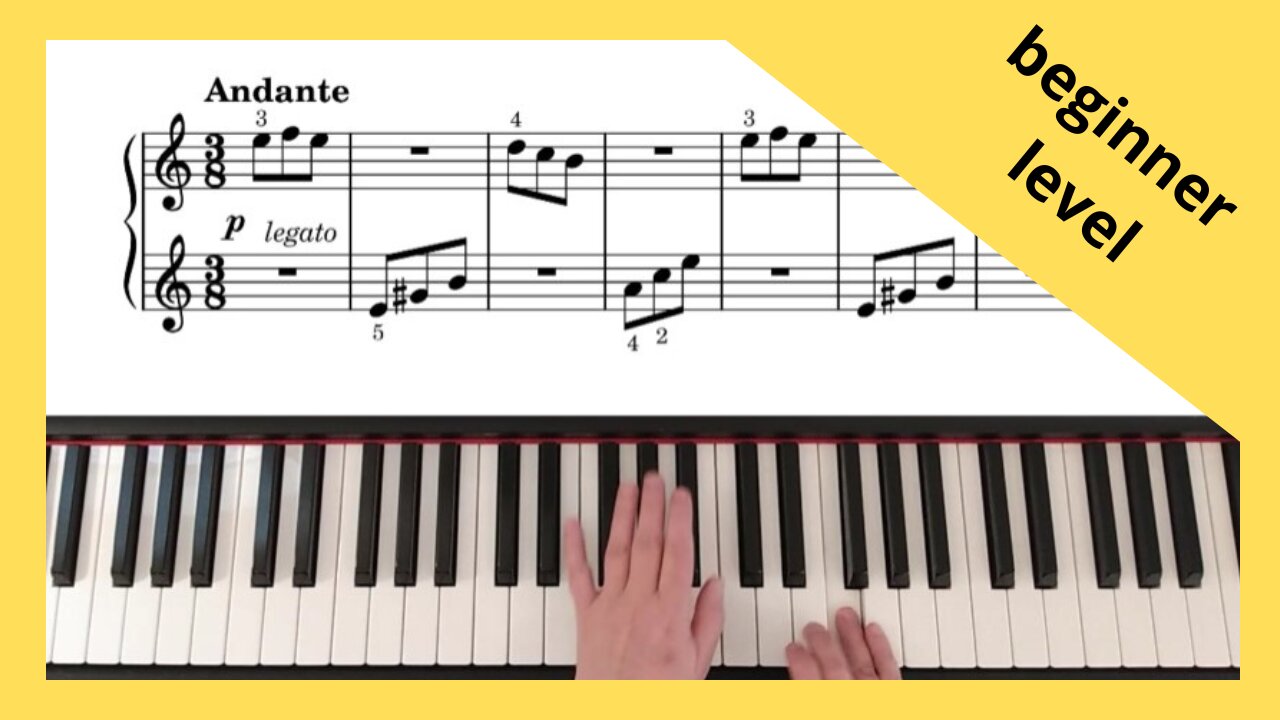 Ukrainian Folk Song (easy piece for piano)