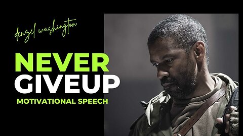Listen To This Every Morning - Denzel Washington Motivational Speech Video