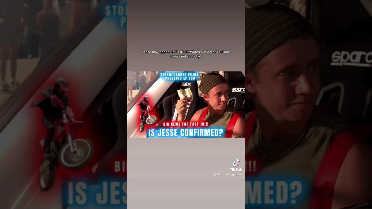 Jesse Confirmed For Fast 10?