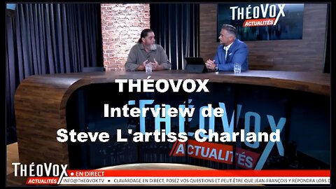 Théovox Actualités -iNTERVIEW DE STEVE L'ARTISS CHARLAND