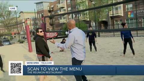 Volleyball tournament underway at Reunion Restaurant
