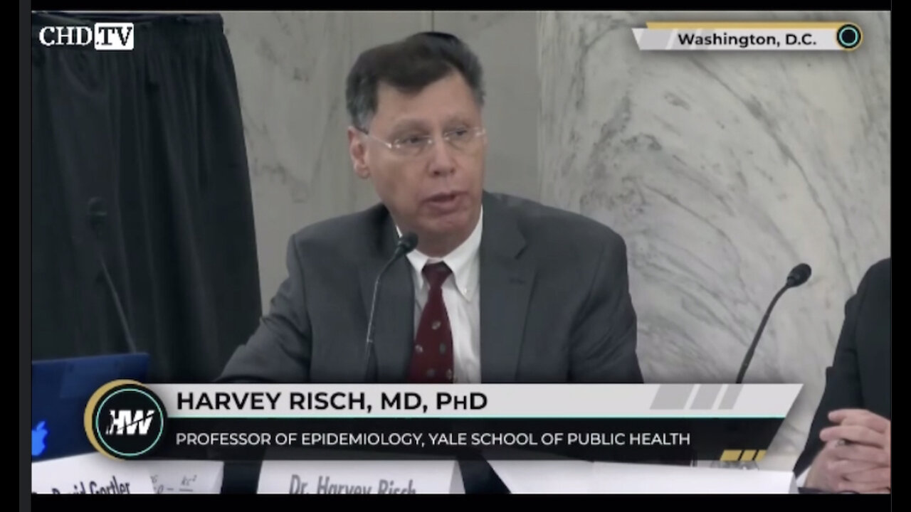 Dr. Harvey Risch, MD, PHD. Professor of epidemiology, Yale Dchool of Public Health