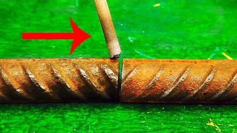 Two powerful ways of welding iron bars of reinforcement that few people know about