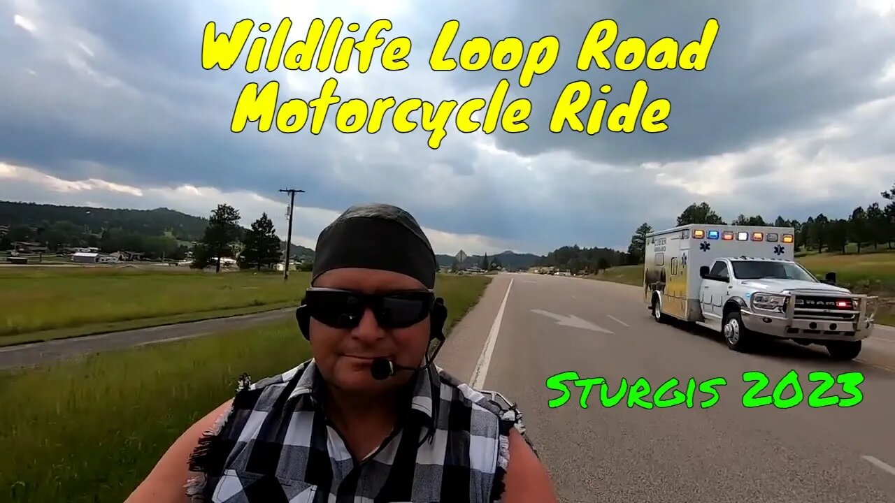 Motorcycle Ride From Custer through Wildlife Loop Road