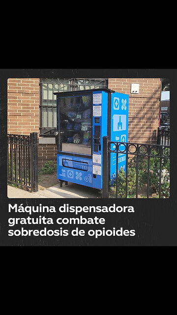 Máquina expendedora gratuita para combatir la epidemia de opioides en Nueva York