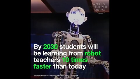 W A R N I N G: Robot teachers by 2030 due to mass depopulation !!!