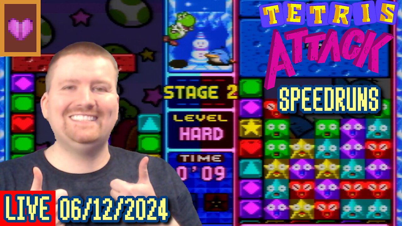 [Tetris Attack Speedruns] Wild Cards Wednesday: Qualifying for the Bumpty Open Edition, Doods!